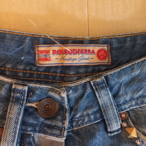 RossoDisera denim shorts used size 40 with new size 38 gift