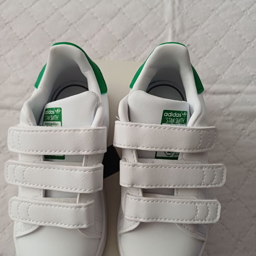 adidas gazelle silver green womens Adidas Stan Smith AND Velcro Fairway Green