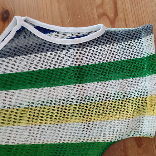 Patty Moon summer striped knitted blouses set of 2 new, size L/XL