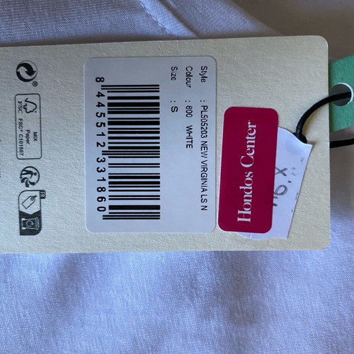 Pepe Jeans women's white long-sleeve shirt small new