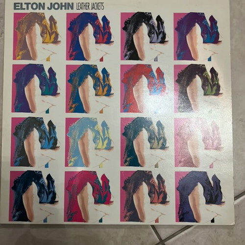 Elton John Leather Jackets vinyl like new, rock