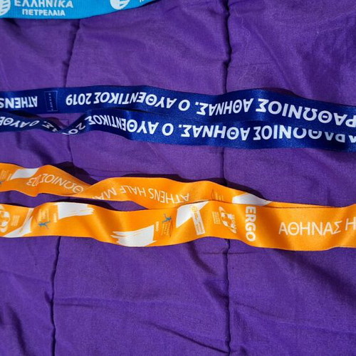 Lanyards new, colorful, pack of 5 pieces