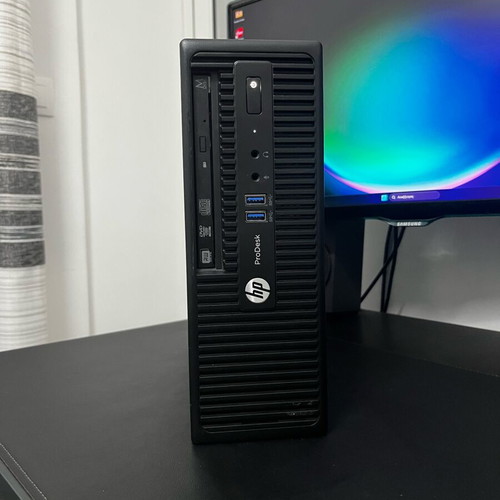 HP ProDesk 400 G3 επιτραπέζιος υπολογιστής μεταχειρισμένος με Intel i5, 8GB RAM, 240GB SSD, Windows 11
