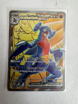 Cynthia's Garchomp promo Pokemon card