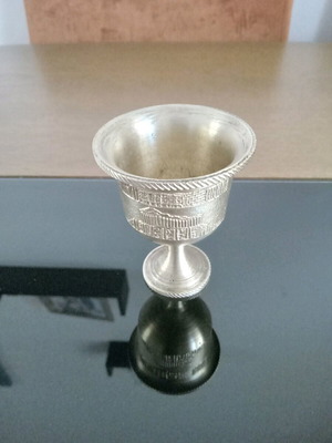 Μπρούτζινο γουδί vintage με παράσταση Ακρόπολης σαν καινούργιο