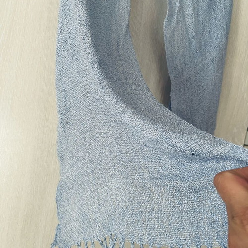 Blue scarf pashmina like new, worn few times