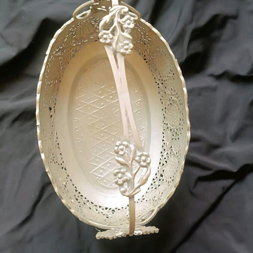 Vintage silver-plated fontaniera used, collectible item