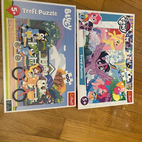 Puzzle like new, pack of 4 for ages 4 and up