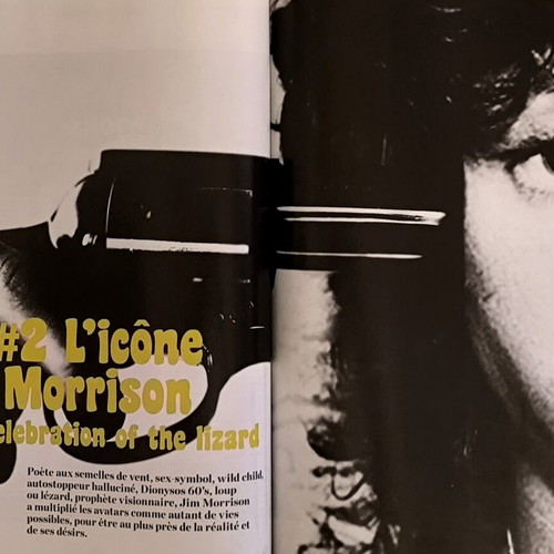 Les Inrocks 2 French magazine like new, Jim Morrison and The Doors tribute