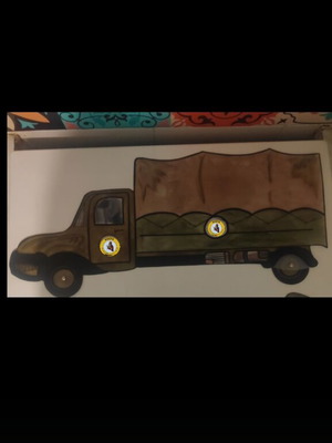 Kostis Shadow Theater Figures German Truck 60 cm new