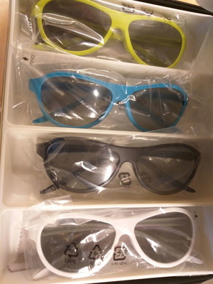 3D glasses for cinema