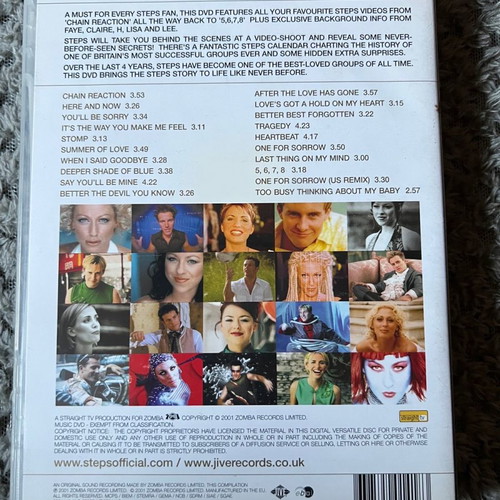 Steps Gold Greatest Video Hits DVD used, excellent condition