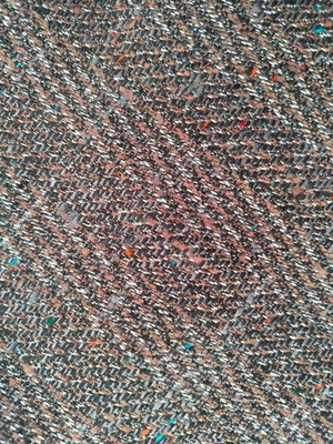 Fabrics new gray wool and multicolor striped