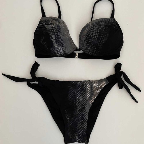 Luna σετ μαγιό push up 70C με Small brazilian μαύρο καινούργιο