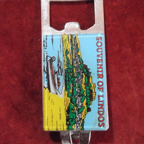 Vintage Bell "Lindos" Bottle Opener like new, made in Korea