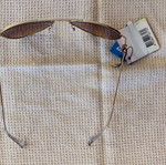 Solo-Solis NDL6254 sunglasses new with gold finish and brown-red degrade lens