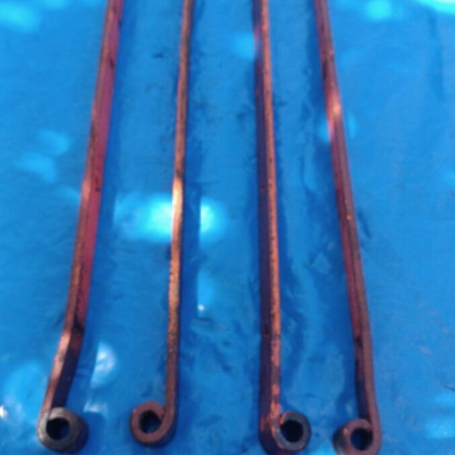 Truck bed hinges like new, set of 4 pieces 40x600 Φ18mm