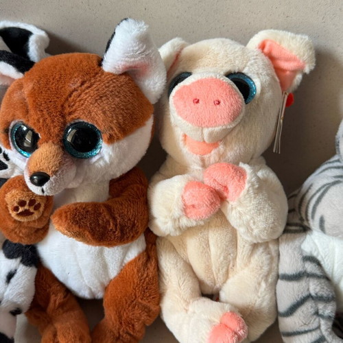 Set of 5 used Ty dolls