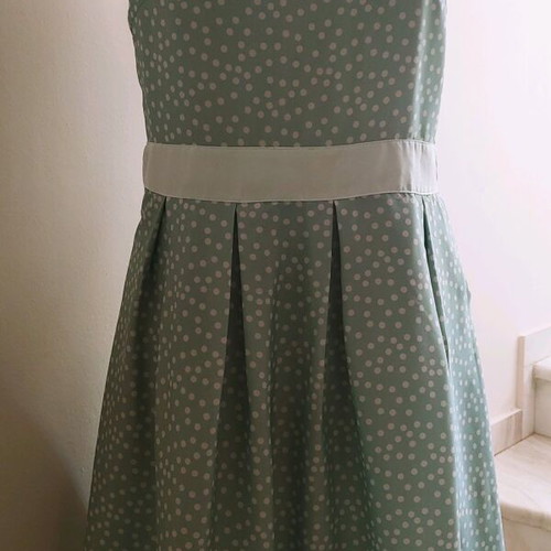 Promod polka dot summer dress like new, size M-L