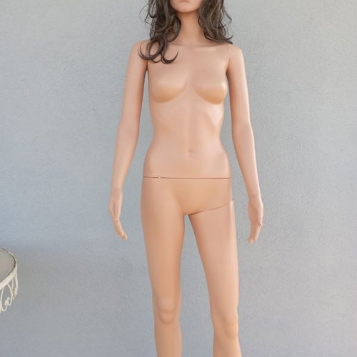 Display mannequin new, plastic, height 1.79m with stand