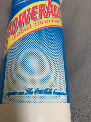 Powerade 1994 αθλητικό παγούρι μεταχειρισμένο, αυθεντικό εποχής