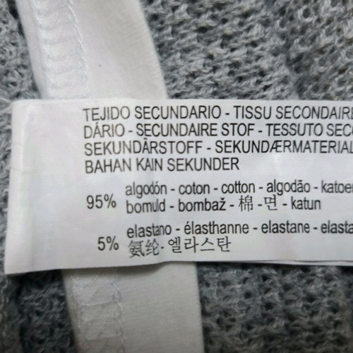 Men's gray cotton T-shirt Zara like new, size L