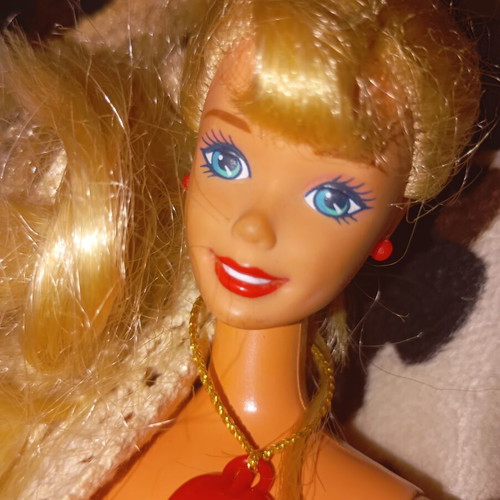 Κούκλα Barbie ρετρό Superstar face μεταχειρισμένη από τα 80s, Μαλαισία