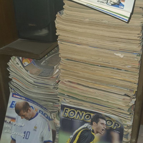 Ethnospor magazines used, collection from 1995