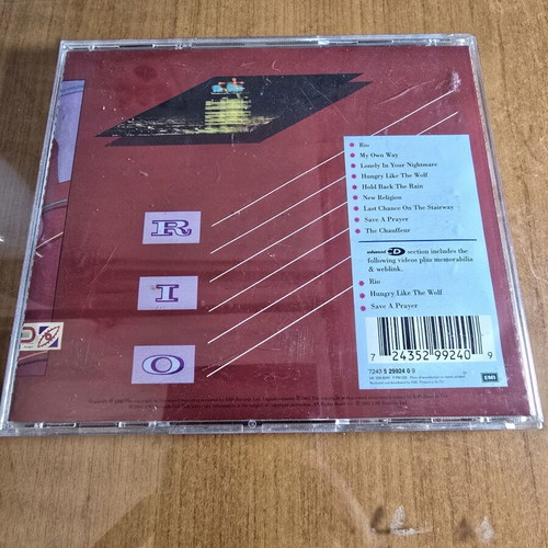 Duran Duran Rio Remastered Enhanced CD like new