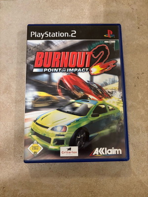 Burnout 2 PlayStation 2 γερμανικό μεταχειρισμένο πλήρες