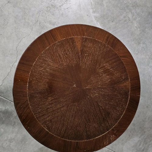 Side table used, solid walnut wood