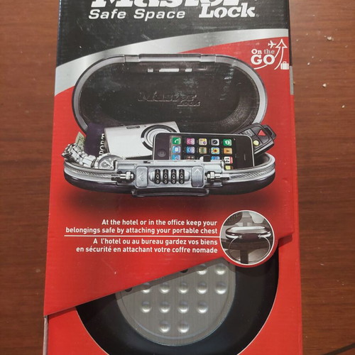 MasterLock Safe Space portable storage case new with combination lock