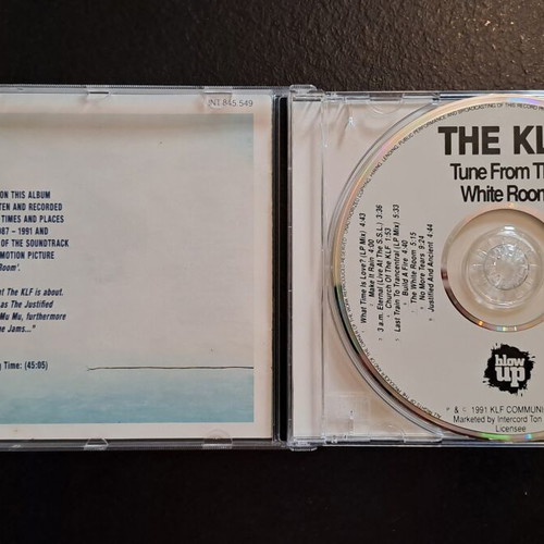 The KLF The White Room CD, electronic dance album 1991