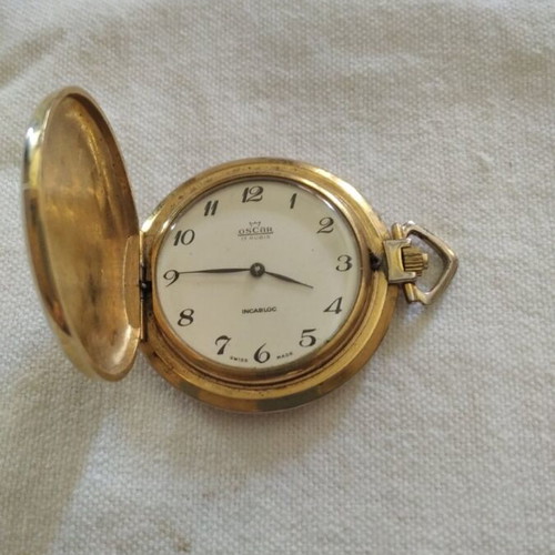 Oscar pocket watch like new, men's