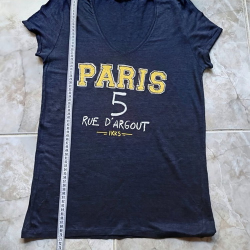 T-shirt Ikks new, size L, blue multicolor