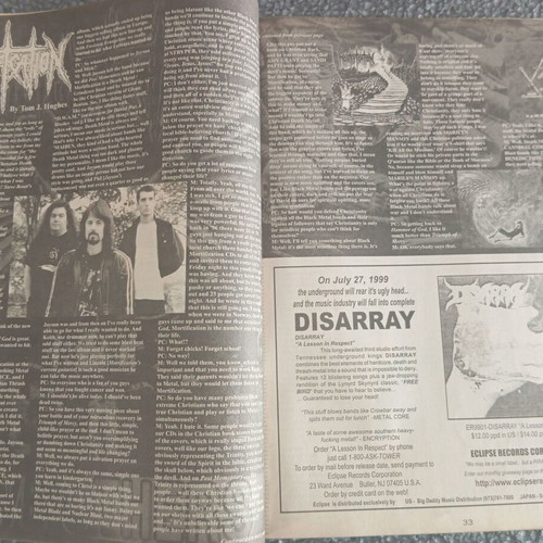 Promethean Crusade fanzine 1999 like new