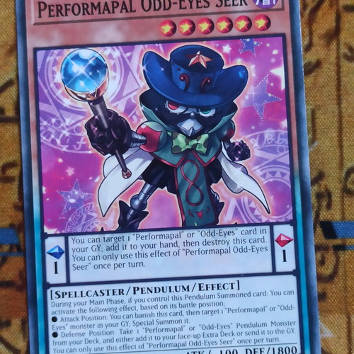 Performapal Odd-Eyes Seer κάρτα Effect Monster Yu-Gi-Oh!