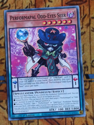 Performapal Odd-Eyes Seer κάρτα Effect Monster Yu-Gi-Oh!