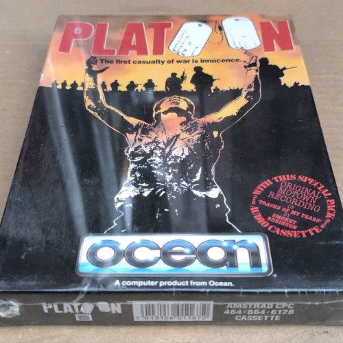 Platoon (Ocean) Amstrad Cassette Big Box sealed