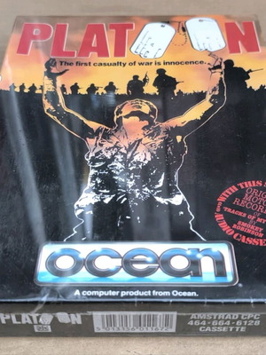 Platoon (Ocean) Amstrad Cassette Big Box sealed