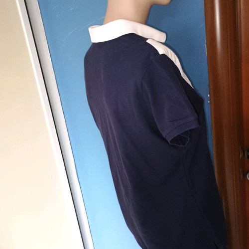 Ralph Lauren Golf Polo Shirt Blue Big Pony, Tailored Fit, Size L Like New
