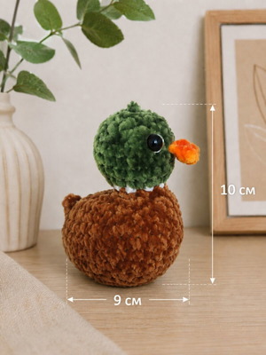 Handmade plush duck toy new