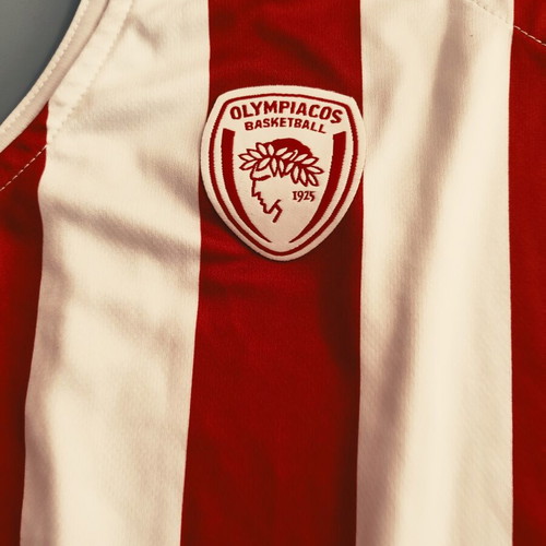 Olympiacos Basketball Jersey used, official merchandise, large