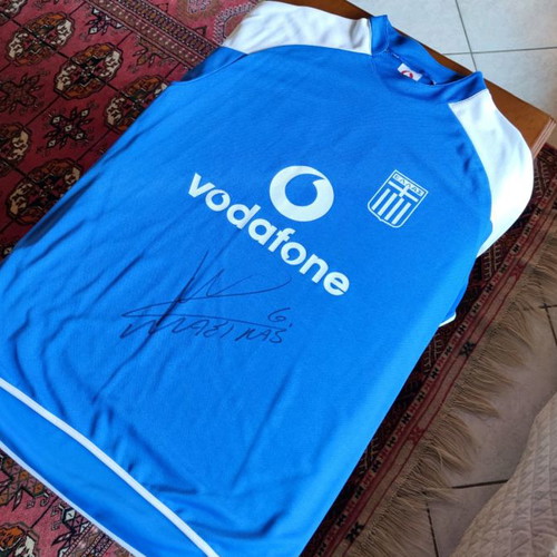 Greece National Team Jersey 2004 new with Basinas autograph
