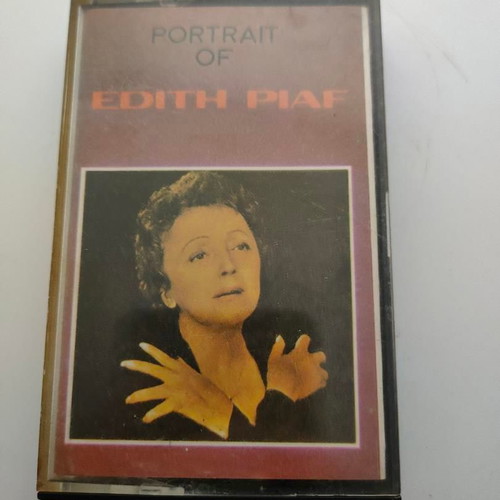 Portrait of Edith Piaf cassette tape like new, folk