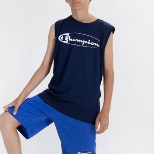 Champion Legacy Big Logo sleeveless t-shirt blue XL like new