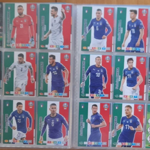 Euro 2020 Preview Adrenalyn XL album with 458/468 cards used