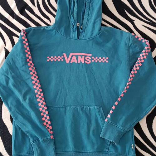 Vans sweatshirt like new, blue and pink, size S