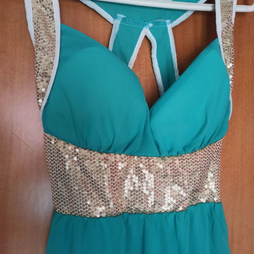 Dress formal mini petrol size M worn once