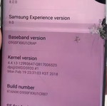 Samsung S8 motherboard with Samsung Experience 9